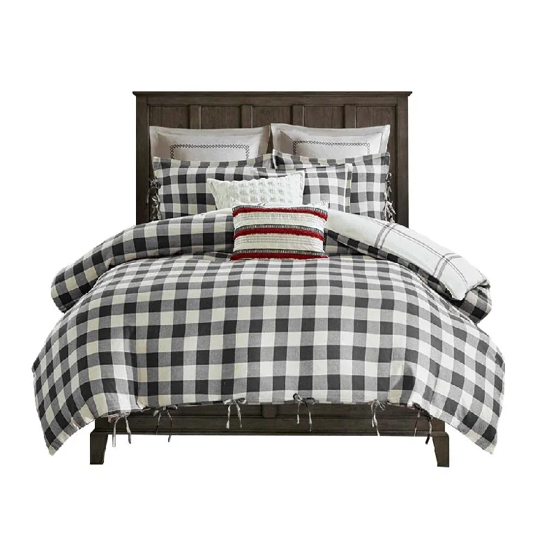 Synthetic - filled comforters like polyester for affordability and hypoallergenic propertiesGracie Mills Marianne 9-Piece Reversible Plaid Buffalo Checkered Cotton Comforter Set Synthetic - filled comforters like polyester for affordability and hypoallergenic propertiesGracie Mills Marianne 9-Piece Reversible Plaid Buffalo Checkered Cotton Comforter Set